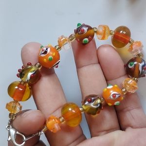 Hand-made glass bracelet 😍 ✨️